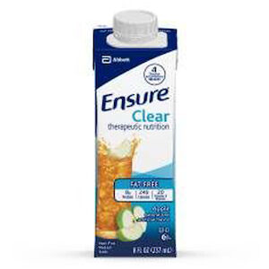 ENSURE CLEAR APPLE RTU 8OZ 24CS